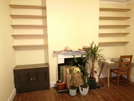 Alcove shelving 5