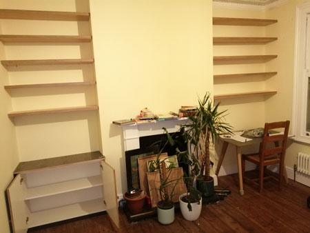 Alcove shelving 5